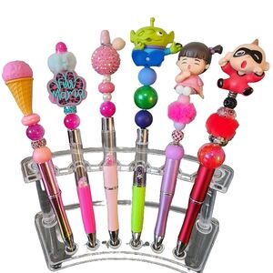 Colorful Character-Themed BALLPOINT BLACK INK Pens
